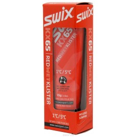 SWIX Мазь держания клистер (1+5 C), KX65, 55g со скребком